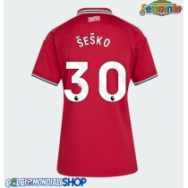 Maglie da calcio Manchester United Benjamin Sesko #30 Prima Maglia Femminile 2026-27 Manica Corta